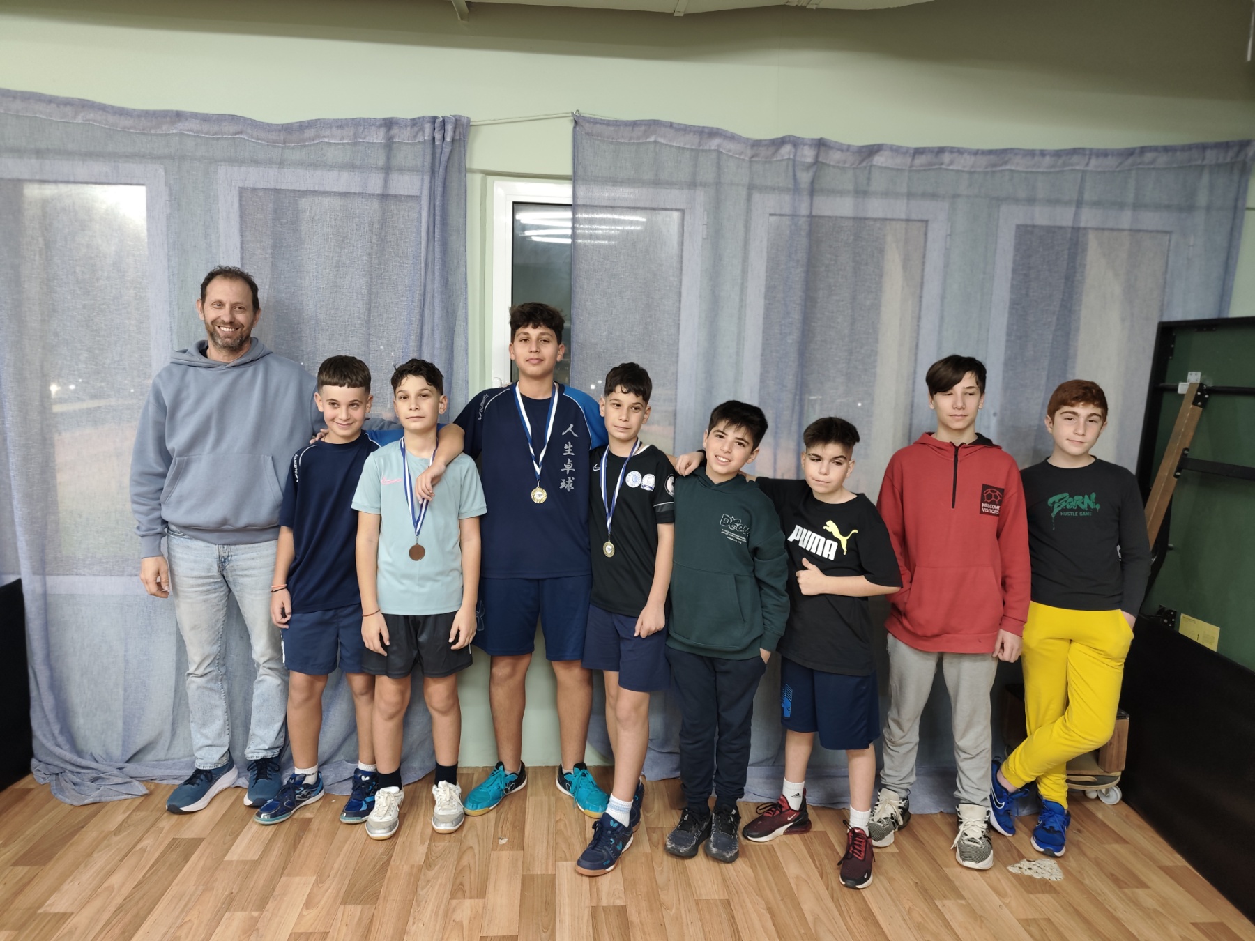 Χριστουγεννιάτικο Τουρνουά Ping Pong στον Όμιλο Αντισφαίρισης Χανίων